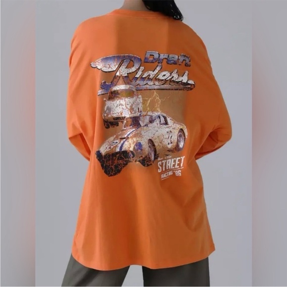 Urban Outfitters x Coney Island Picnic Draft Riders Long Sleeve T Shirt L/XL New - Picture 1 of 8